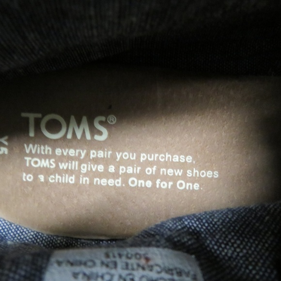 TOMS Desert Wedge Heel Ankle Boots Booties Black‎ 5 - Picture 2 of 8